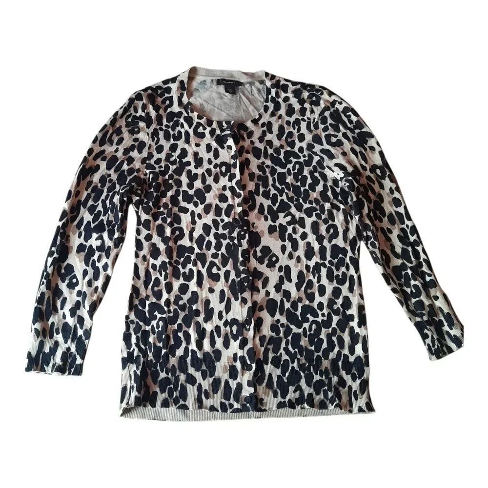 Halogen Animal Print Knit Top
